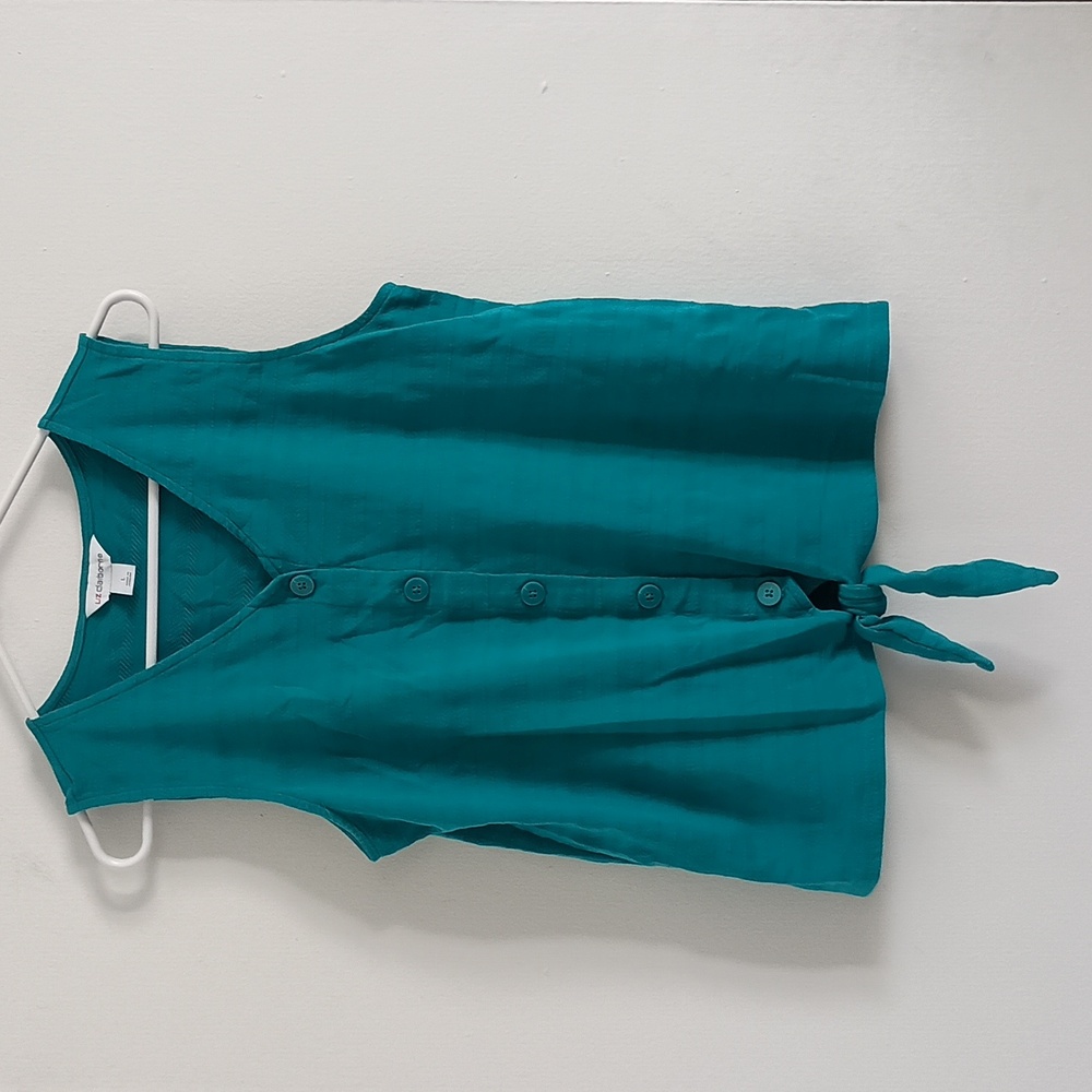 Liz Claiborne Tank Top With Knot Tie